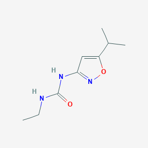 N-Ethyl-N'-[5-(propan-2-yl)-1,2-oxazol-3-yl]urea