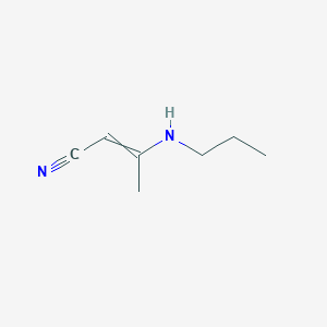 3-(Propylamino)but-2-enenitrile