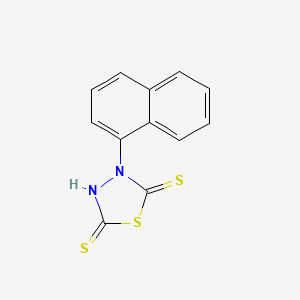 3-(Naphthalen-1-yl)-1,3,4-thiadiazolidine-2,5-dithione