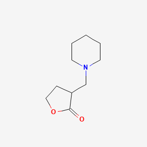 3-[(Piperidin-1-yl)methyl]oxolan-2-one