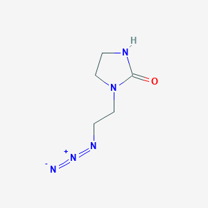 molecular formula C5H9N5O B1464438 1-(2-Azidoethyl)imidazolidin-2-one CAS No. 1249569-68-3