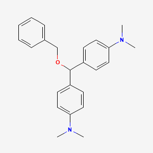 Benzenamine, 4,4'-[(phenylmethoxy)methylene]bis[N,N-dimethyl-