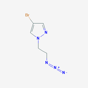 molecular formula C5H6BrN5 B1464440 1-(2-azidoethyl)-4-bromo-1H-pyrazole CAS No. 1250360-74-7
