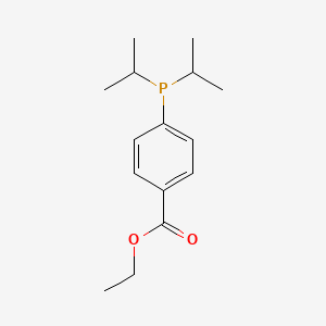 Ethyl 4-[di(propan-2-yl)phosphanyl]benzoate