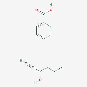 Benzoic acid;hex-1-yn-3-ol