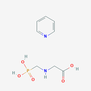 2-(Phosphonomethylamino)acetic acid;pyridine