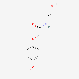 N-(2-hydroxyethyl)-2-(4-methoxyphenoxy)acetamide