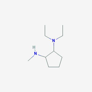 molecular formula C10H22N2 B1464466 N1,N1-diethyl-N2-methylcyclopentane-1,2-diamine CAS No. 1248073-53-1