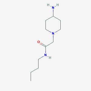 molecular formula C11H23N3O B1464483 2-(4-氨基哌啶-1-基)-N-丁基乙酰胺 CAS No. 1250634-01-5