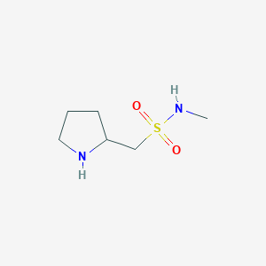 molecular formula C6H14N2O2S B1464497 N-甲基-1-吡咯烷-2-基甲磺酰胺 CAS No. 1249539-31-8
