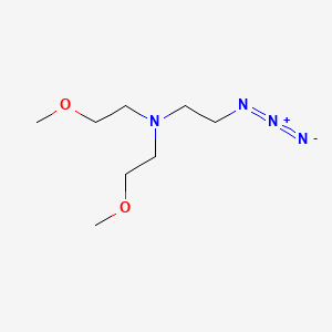 molecular formula C8H18N4O2 B1464503 (2-叠氮乙基)双(2-甲氧基乙基)胺 CAS No. 1247189-34-9