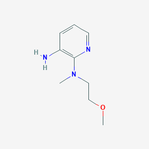 molecular formula C9H15N3O B1464505 N2-(2-methoxyethyl)-N2-methylpyridine-2,3-diamine CAS No. 1303988-17-1