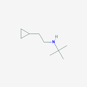 molecular formula C9H19N B1464534 Tert-butyl(2-cyclopropylethyl)amine CAS No. 1248680-26-3