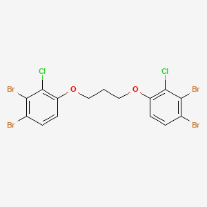 1,1'-[Propane-1,3-diylbis(oxy)]bis(3,4-dibromo-2-chlorobenzene)