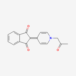 2-[1-(2-Oxopropyl)pyridin-4(1H)-ylidene]-1H-indene-1,3(2H)-dione