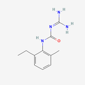 Urea, N-(aminoiminomethyl)-N'-(2-ethyl-6-methylphenyl)-