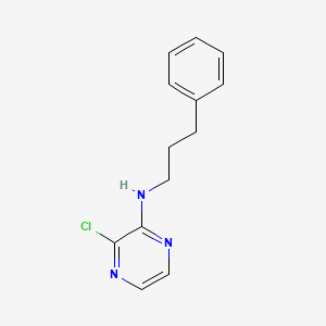 molecular formula C13H14ClN3 B1464540 3-chloro-N-(3-phenylpropyl)pyrazin-2-amine CAS No. 1280620-22-5