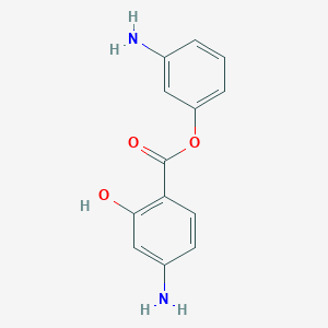 3-Aminophenyl 4-amino-2-hydroxybenzoate