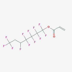 molecular formula C10H6F12O2 B14645416 1,1,2,2,3,3,4,4,5,7,7,7-Dodecafluoroheptyl prop-2-enoate CAS No. 51855-39-1