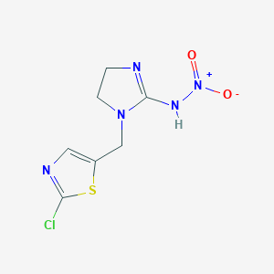 molecular formula C7H8ClN5O2S B146455 吡虫啉 CAS No. 105843-36-5