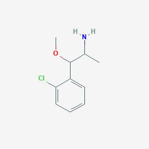 molecular formula C10H14ClNO B1464558 1-(2-氯苯基)-1-甲氧基丙烷-2-胺 CAS No. 1092403-05-8