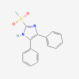 2-(methylsulfonyl)-4,5-diphenyl-1H-imidazole