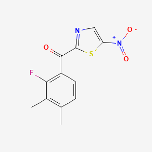 (2-Fluoro-3,4-dimethylphenyl)(5-nitro-1,3-thiazol-2-yl)methanone