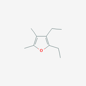 4,5-Diethyl-2,3-dihydro-2,3-dimethylfuran