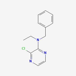 B1464567 N-benzyl-3-chloro-N-ethylpyrazin-2-amine CAS No. 1283466-16-9
