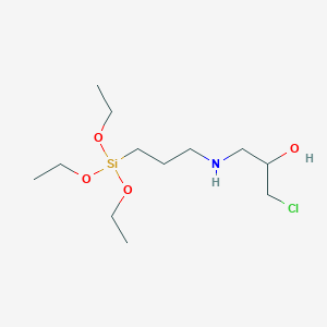 1-Chloro-3-{[3-(triethoxysilyl)propyl]amino}propan-2-OL