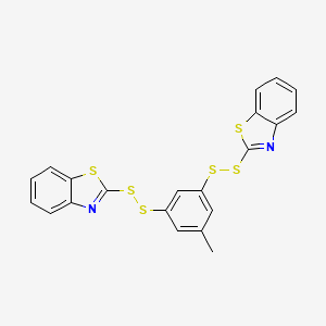 2,2'-[(5-Methyl-1,3-phenylene)didisulfanediyl]bis(1,3-benzothiazole)