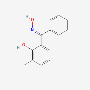 2-ethyl-6-[(E)-N-hydroxy-C-phenylcarbonimidoyl]phenol