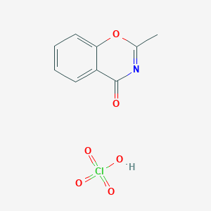 4H-1,3-Benzoxazin-4-one, 2-methyl-, perchlorate