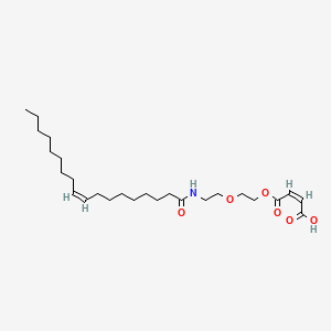 2-Butenedioic acid (2Z)-, mono(2-(2-((9Z)-(1-oxo-9-octadecenyl)amino)ethoxy)ethyl) ester