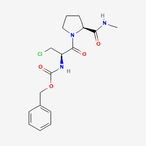 N-[(Benzyloxy)carbonyl]-3-chloro-L-alanyl-N-methyl-L-prolinamide