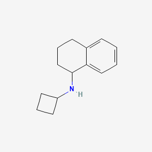 molecular formula C14H19N B1464598 N-cyclobutyl-1,2,3,4-tetrahydronaphthalen-1-amine CAS No. 1247478-77-8