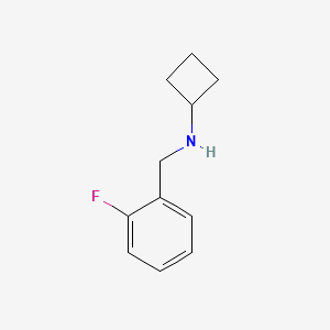 molecular formula C11H14FN B1464600 Cyclobutyl(2-fluorophenyl)methylamine CAS No. 1250971-48-2