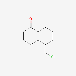 6-(Chloromethylidene)cyclodecan-1-one