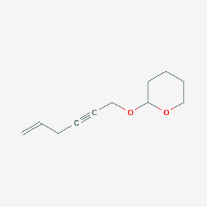 2-[(Hex-5-en-2-yn-1-yl)oxy]oxane