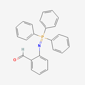 molecular formula C25H20NOP B14646093 Benzaldehyde, 2-[(triphenylphosphoranylidene)amino]- CAS No. 53170-68-6