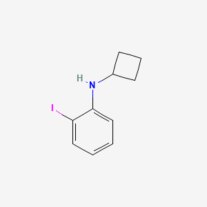molecular formula C10H12IN B1464611 N-cyclobutyl-2-iodoaniline CAS No. 1249342-85-5