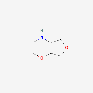 molecular formula C6H11NO2 B1464618 hexahydro-2H-furo[3,4-b][1,4]oxazine CAS No. 1269533-64-3