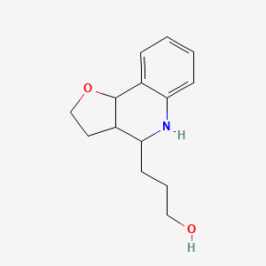 3-[2,3,3a,4,5,9b-Hexahydrofuro[3,2-c]quinolin-4-yl]-1-propanol