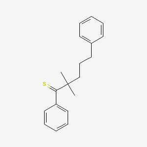 2,2-Dimethyl-1,5-diphenylpentane-1-thione