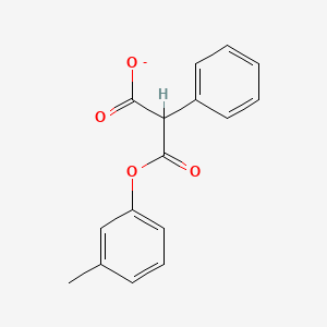 3-(3-Methylphenoxy)-3-oxo-2-phenylpropanoate