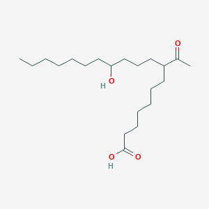 8-Acetyl-12-hydroxynonadecanoic acid