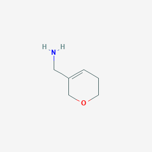 molecular formula C6H11NO B1464646 (5,6-Dihydro-2H-pyran-3-ylmethyl)-amine CAS No. 1082041-24-4