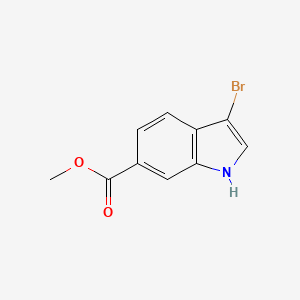 molecular formula C10H8BrNO2 B1464661 3-ブロモインドール-6-カルボン酸メチル CAS No. 860457-92-7