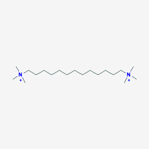 molecular formula C19H44N2+2 B14646618 N~1~,N~1~,N~1~,N~13~,N~13~,N~13~-Hexamethyltridecane-1,13-bis(aminium) CAS No. 52767-74-5