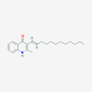 3-(Dodec-1-en-1-yl)-2-methylquinolin-4(1h)-one